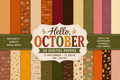 Hello October Digital Scrapbook Papers