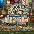 Gone Fishing Digital Scrapbook Kit