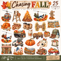 Chasing Fall Elements | 25 Autumn Digital Scrapbook PNGs