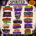 Spirited Digital Scrapbook Titles & Word Art
