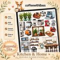 Kitchen Appliance Stickers, Goodnotes Planner, Digital Download, Commercial Use