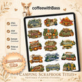 Camping Scrapbook Titles Bundle | Outdoor Adventure Word Art (Digital Download)