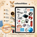 Exercise Digital Stickers | Commercial Use