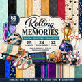 Bowling Digital Scrapbook Kit | Bowling Clipart PNG | 24 Digital Papers | Bowling Titles | Planner Stickers | Commercial Use