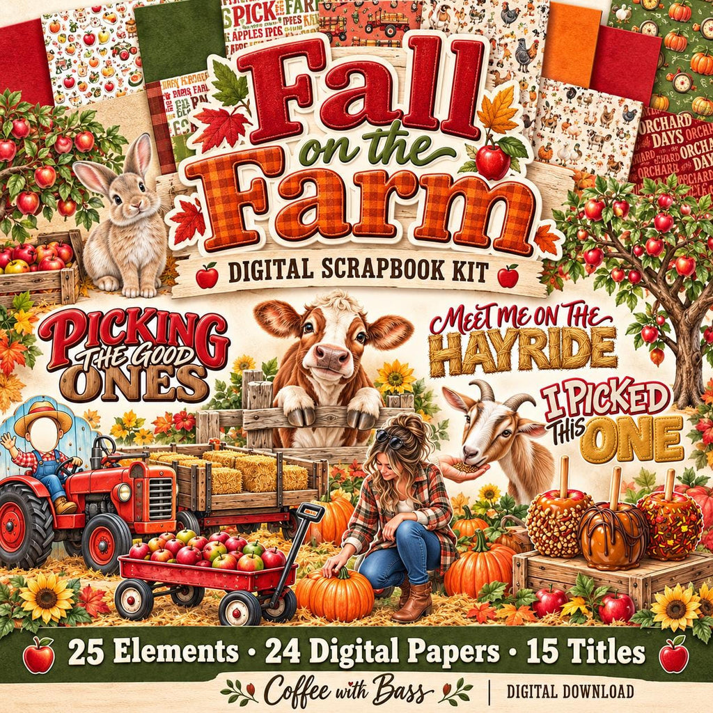 Fall on the Farm Full Kit by Coffee with Bass