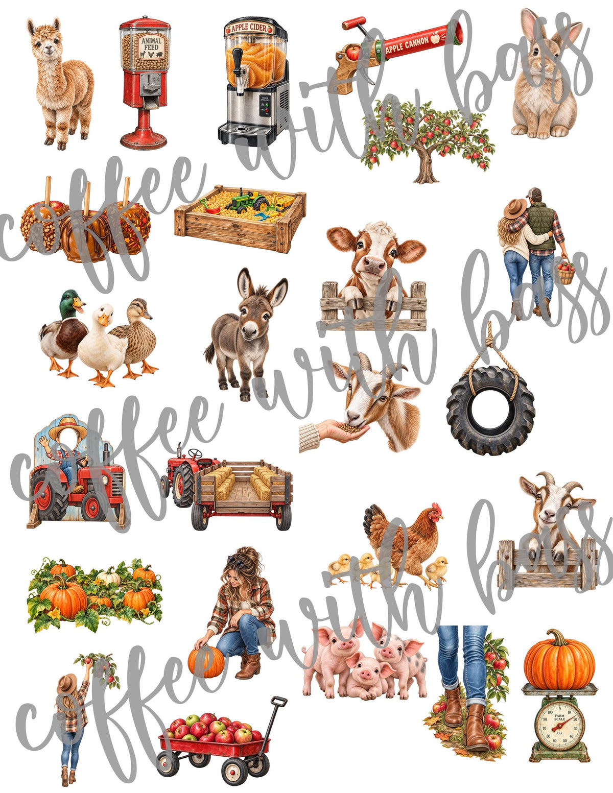 Fall on the Farm Full Kit preview