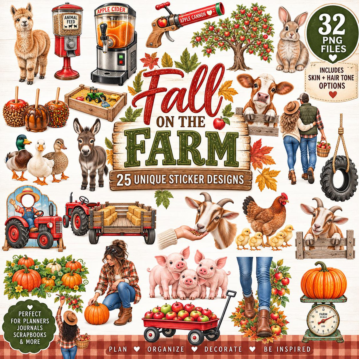 Fall on the Farm Elements by Coffee with Bass