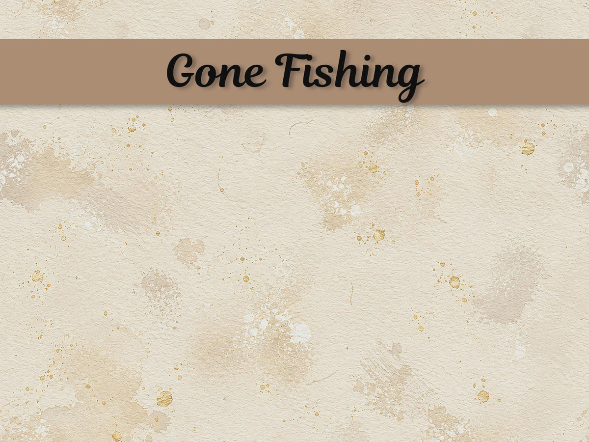 Gone Fishing Digital Scrapbook Titles & Word Art