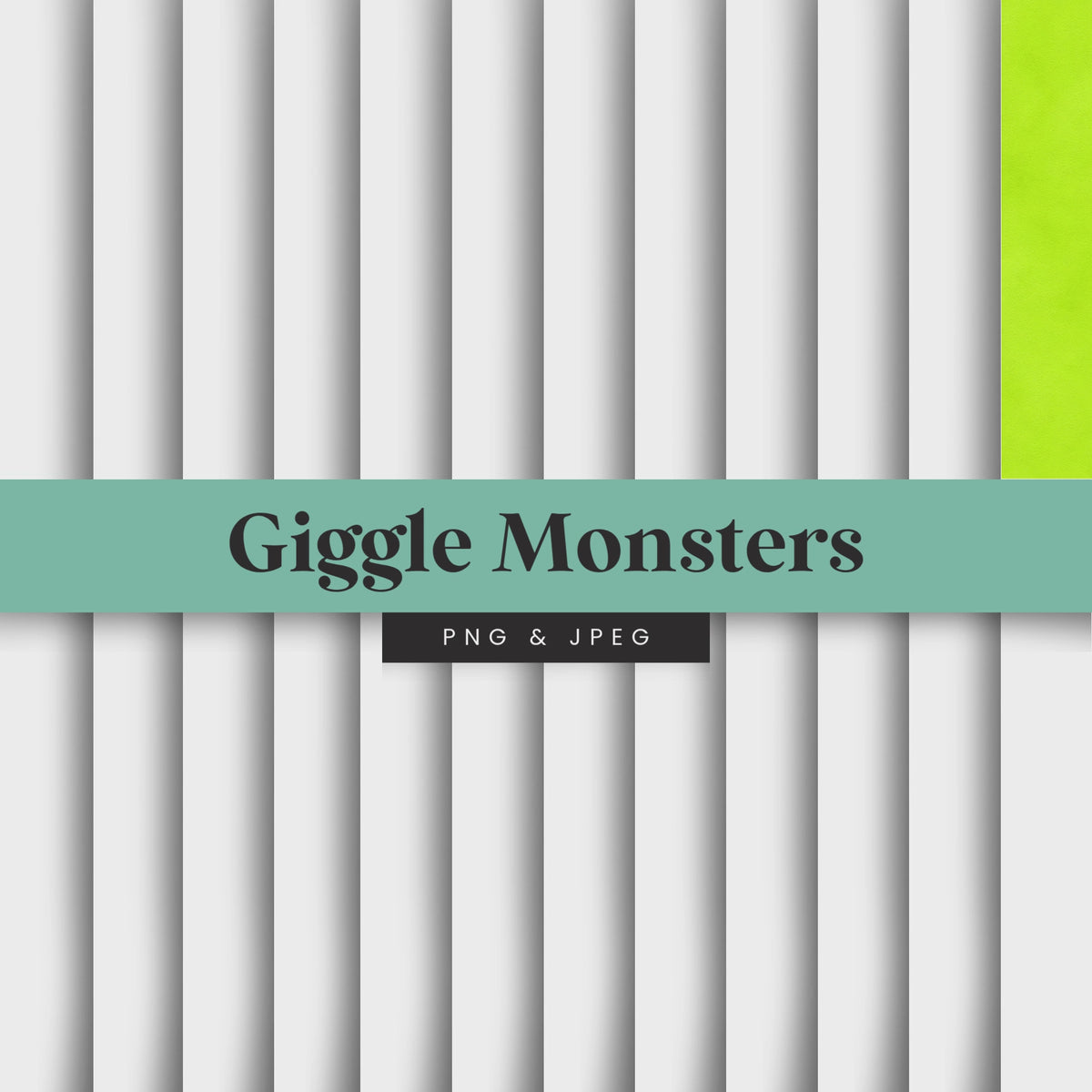 Giggle Monsters Digital Scrapbook Papers