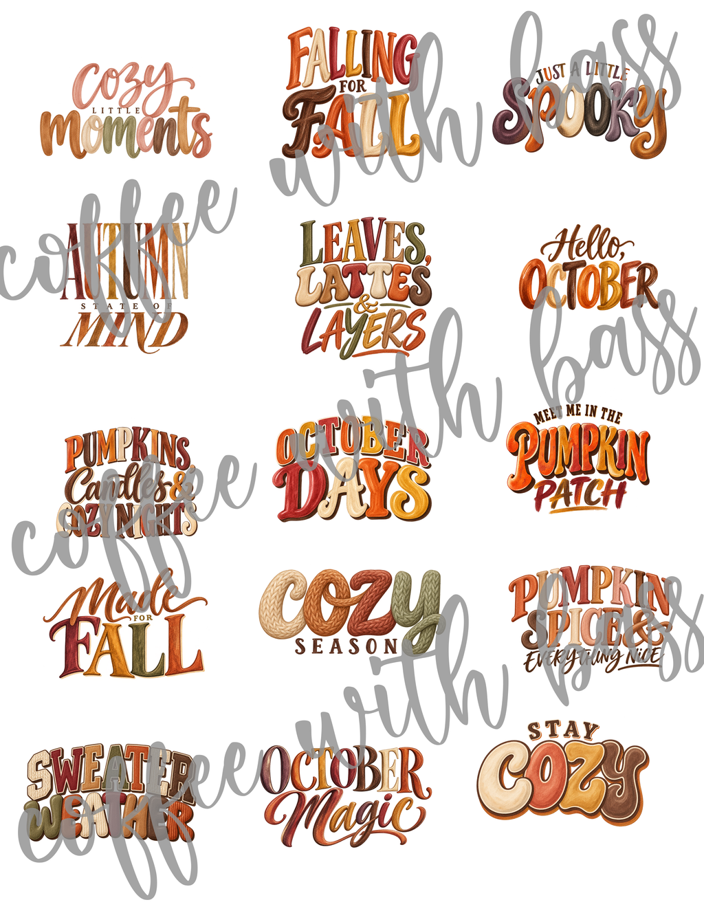 Hello October Digital Scrapbook Kit