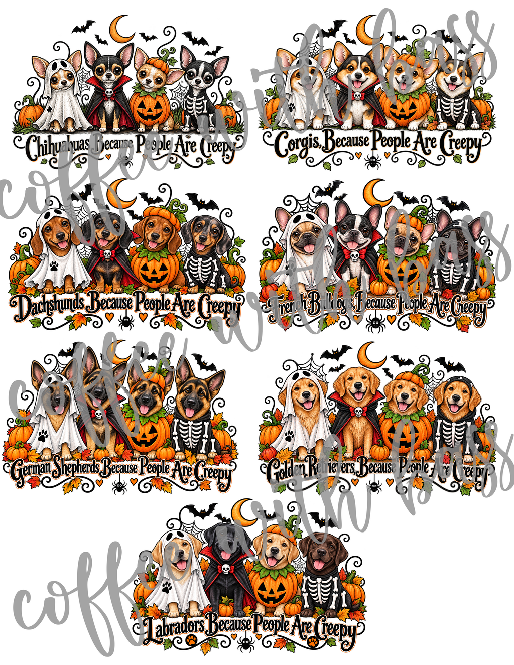 Paws Through the Holidays | 28 Dog PNG Designs